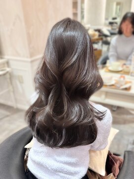 ラ ブレス 北浜プラザ(LaBless) うる艶オリーブベージュ×レイヤーカット(北浜)