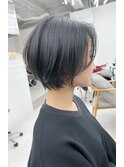 似合わせカット/ショートボブ/小顔ヘア/メルティカラー/くせ毛