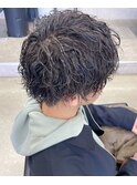波巻きパーマ