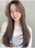 【ARTE表参道/青山】顔まわりレイヤーセミロング×透明感カラー