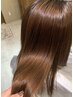 平日限定【髪質革命★】yoke.式*縮毛矯正+カラー+カット+マイクロバブル
