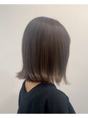 大人可愛い30代40代小顔ショートボブ丸み前下がり