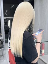 ソル バロール 表参道(SOL .valor)&nbsp;抜きっぱなしホワイトブロンド×ワンホンレイヤー