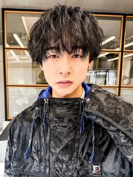 ソア 渋谷(soar) メンズパーマツイストスパイラル×韓国風マッシュ束感