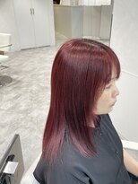 アッシュ 武蔵新城店(Ash)&nbsp;イルミナカラーで高発色/艶カラー！チェリーレッド