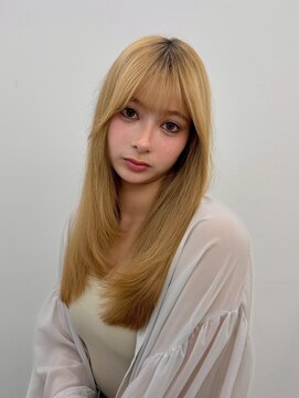 ヒュー 広島(HEW) 20代30代大人かわいいレイヤーカットグレージュヘア