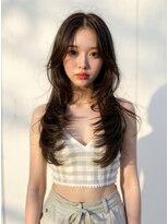 ブロウ ネックス ザ サロン 表参道(VLOW nex the salon) 韓国レイヤー/ハッシュカット/グレージュ/髪質改善