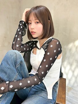 レニーバイエース(LANY by ACE) LANY 横浜 タッセルボブ×オリーブベージュ