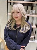 低めレイヤー×くびれ巻き