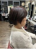 セット簡単丸みショート