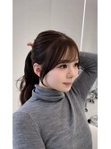 【結んでも可愛い】顔まわりカット