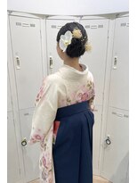 アーチバイケンジ(arch by kenje)&nbsp;卒業式袴＆サイドシニヨン