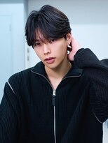 アンサー 原宿(ANSWER)&nbsp;メンズ髪質改善縮毛矯正シースルーセンターパート韓流ヘア