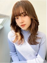 オルクドゥ(Orque deux) 春夏カラー×くびれレイヤーでニュアンス大人可愛い韓国風ヘア
