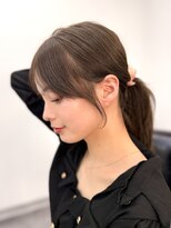 ディジョン 自由ヶ丘(Dijon)&nbsp;韓国顔まわりレイヤーカットグレージュオリーブベージュブラウン