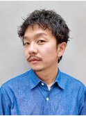 波巻きツイストスパイラルニュアンスパーマ_F1540
