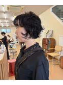  &nbsp;&nbsp;&nbsp;ショートパーマ×ラフウェーブ