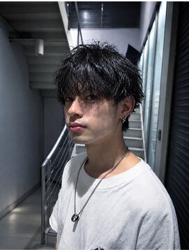 ロックス バイ マグ 松本(rocks BY MAG) 大人メンズマッシュ×ツイスパ/縦落ちパーマ清潔感