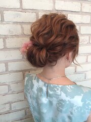 ヘアアレンジ  (大人シニヨン)