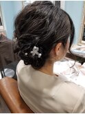 結婚式のヘアセット