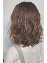 レセ 新松戸deux店(Laissez)&nbsp;ミックス巻き×ハイトーンベージュ【レセ新松戸ドゥー店】