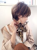 ジエクト 本店(The Ect)&nbsp;心斎橋駅５分小顔ヘア夏ショートフレンチボブネイビー