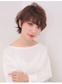 大人かわいい耳かけ 小顔 ショートボブ 20代30代40代
