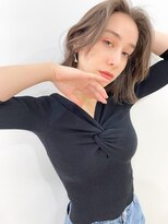 ジーナ(xena) 《xena/中島》くびれボブ×ミルクティーグレージュ