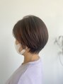 アグ ヘアー ウィンド 国母店(Agu hair wind) 丸みショート！表面を軽く内巻きにするだけの簡単セットのみ！