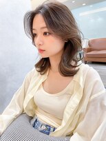 ジーナ 名駅(XENA.) 《xena/中島》韓国式☆顔まわりくびれヘア×グレージュ