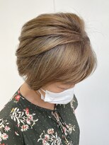 ステア ケース(stair case)&nbsp;ハイライト×グレージュで白髪ぼかし　40代50代60代