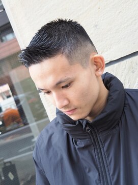 ラッパー風ioカットフェード外国人風バーバースタイル L タフ バーバーショップ Tough Barber Shop のヘアカタログ ホットペッパービューティー