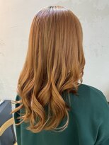 バトヘアー 渋谷本店(bat hair) アプリコットオレンジ