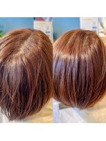 美容室ブラッシュアップ ヘアリセッターつむじが割れない