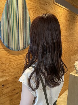 サンク(thank) セミロングパープルベージュ