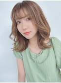 韓国くびれヘア/大人ミディアム