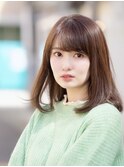 垢抜けシースルーバング☆愛されミディアム　新宿代々木