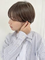 ソーコ 渋谷(SOCO)&nbsp;マッシュショートカット丸みショートヘア黒髪ショートボブカット