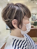 ジェービーヘア 稲毛(jb hair)&nbsp;30代40代50代ウルフレイヤー3Dハイライトボブウルフ【稲毛】