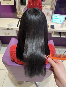 ハピネス 河原町店(Happiness) 髪質改善 レイヤーカット ベージュ グレージュ 20代 30代 40代