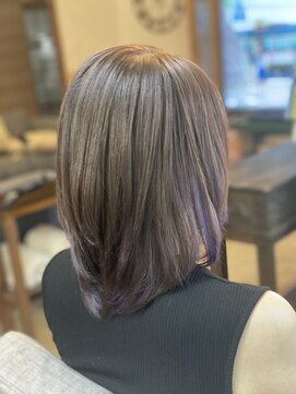 リプレシンクヘアー 暗くなりすぎないヴァイオレット