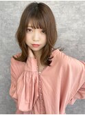 【ALBA塚原】厚めシースルーバングくびれ外はね