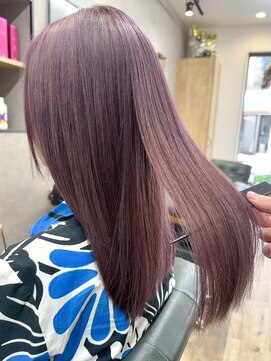 リベストバイジェービー 稲毛(li best. byjb) ピンクベージュ/インナーグレージュ/マチルダボブ/前髪【稲毛】