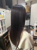 ヘアー リードレス(hair Re:dress)&nbsp;20代30代ナチュラル暗髪こなれストレートスタイル