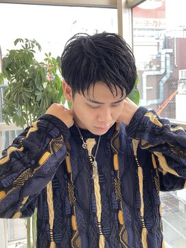 ポート 浦和(PORT) スパイキーショートツイストスパイラルパーマメンズマッシュ