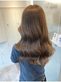 髪質改善＊ロングレイヤーグレーベージュ＊美髪【Zina船橋】