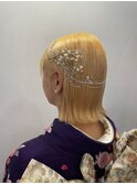 成人式ヘアセットシンプルかつオシャレに