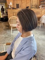 ウィークエンド(WEEKEND)&nbsp;白髪活かしデザインカラーカットトリートメント22000