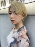 大人可愛い/ハイトーンショート/ハイトーンボブ/似合わせカット