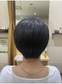 レディース刈り上げマッシュショート